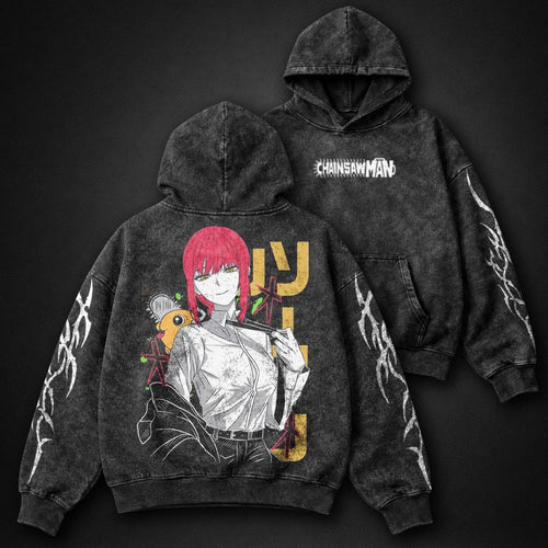 Chainsaw Man Graphic Washed Hoodie
