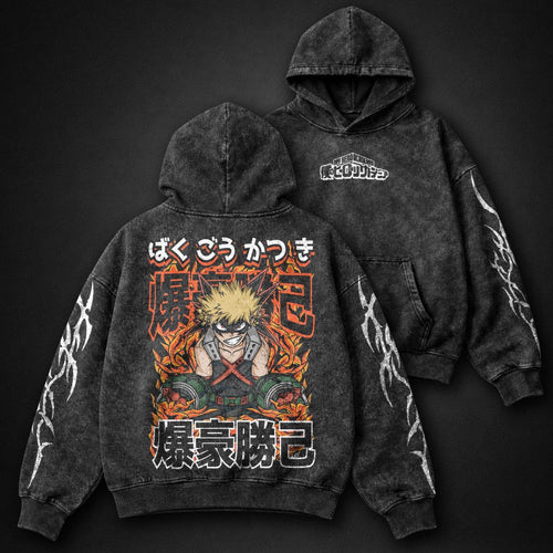 My Hero Academia Retro Washed Hoodie