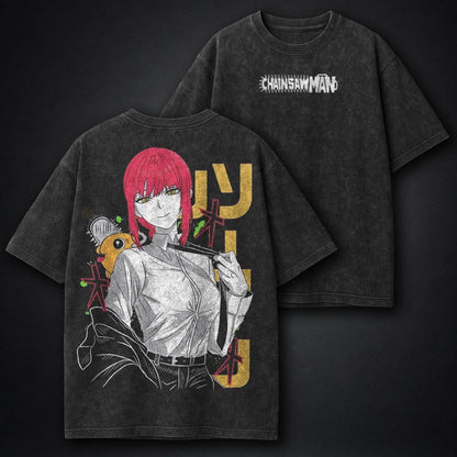 Chainsaw Man Graphic Washed T-Shirt