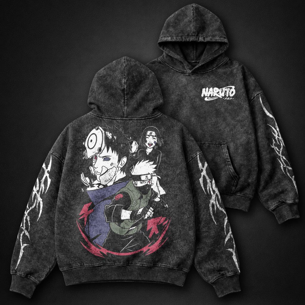 Naruto Premium Washed Hoodie