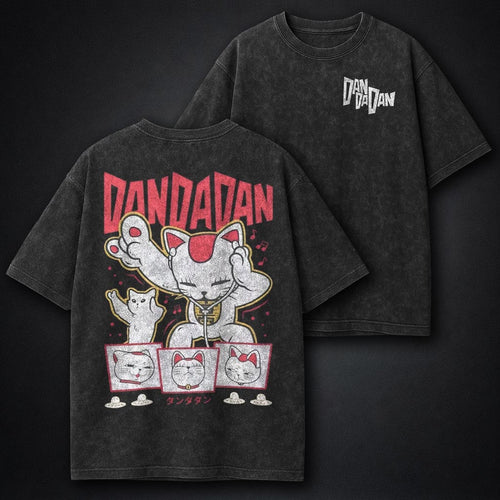 Dandadan Streetwear Washed T-Shirt