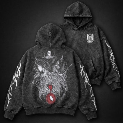 Attack on Titan Urban Washed Hoodie