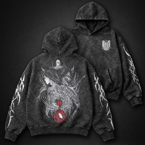 Attack on Titan Urban Washed Hoodie