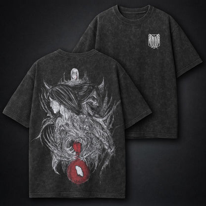 Attack on Titan Statement Washed T-Shirt