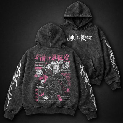 Jujutsu Kaisen Urban Washed Hoodie
