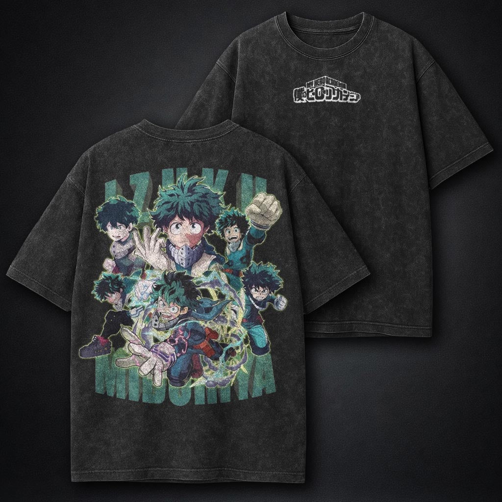 My Hero Academia Statement Washed T-Shirt