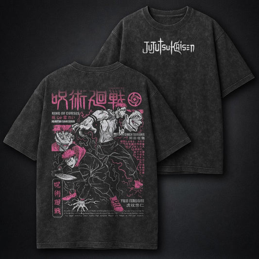 Jujutsu Kaisen Stylish Washed T-Shirt