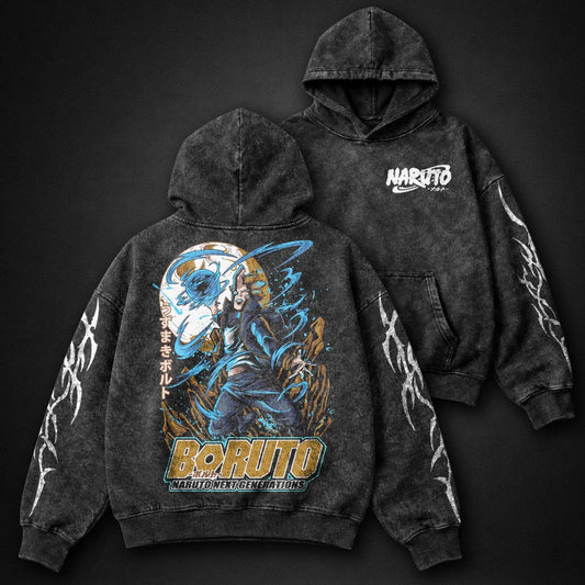 Naruto Cozy Washed Hoodie