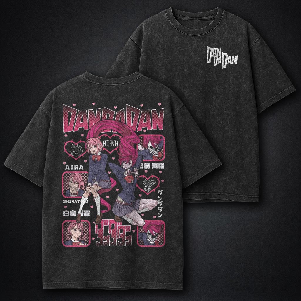 Dandadan Graphic Washed T-Shirt