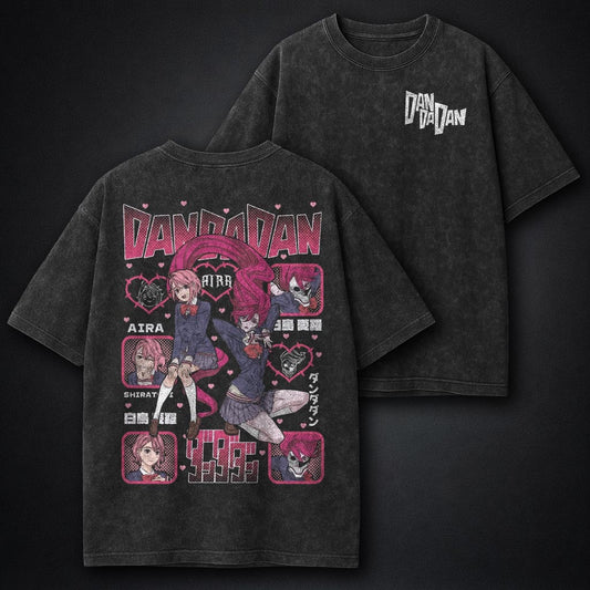 Dandadan Graphic Washed T-Shirt