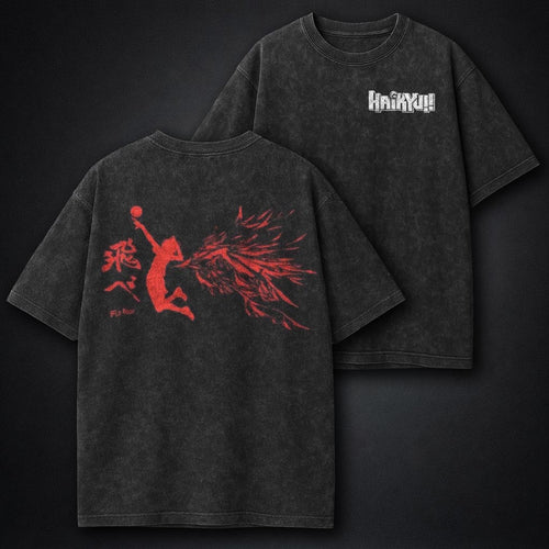Haikyuu Minimal Washed T-Shirt