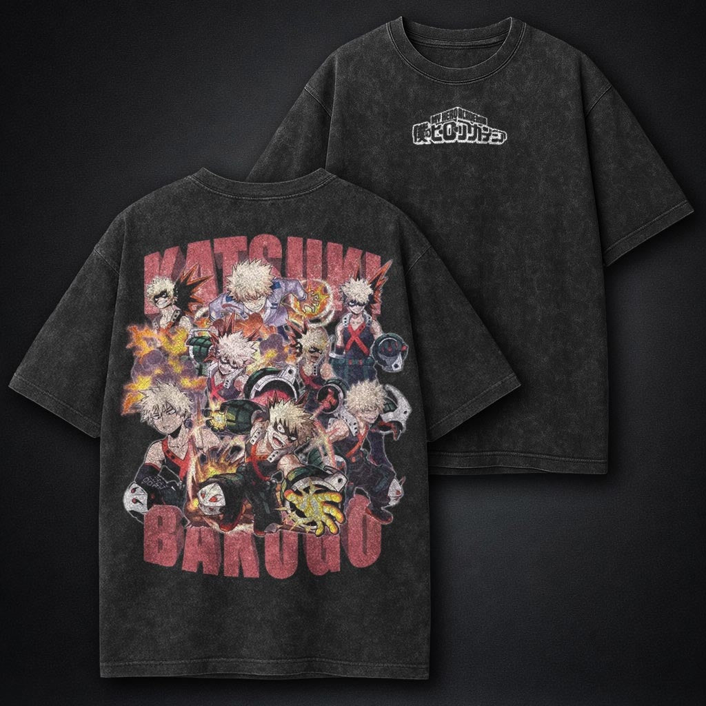 My Hero Academia Lightweight Washed T-Shirt