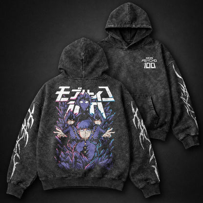 Mob Psycho 100 Bold Washed Hoodie