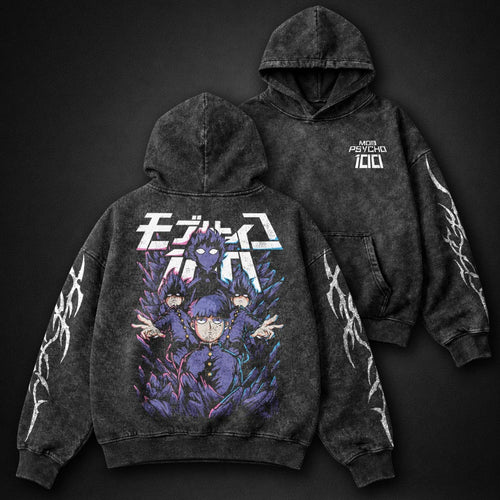 Mob Psycho 100 Bold Washed Hoodie