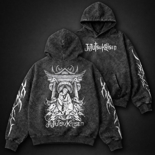 Jujutsu Kaisen Statement Washed Hoodie