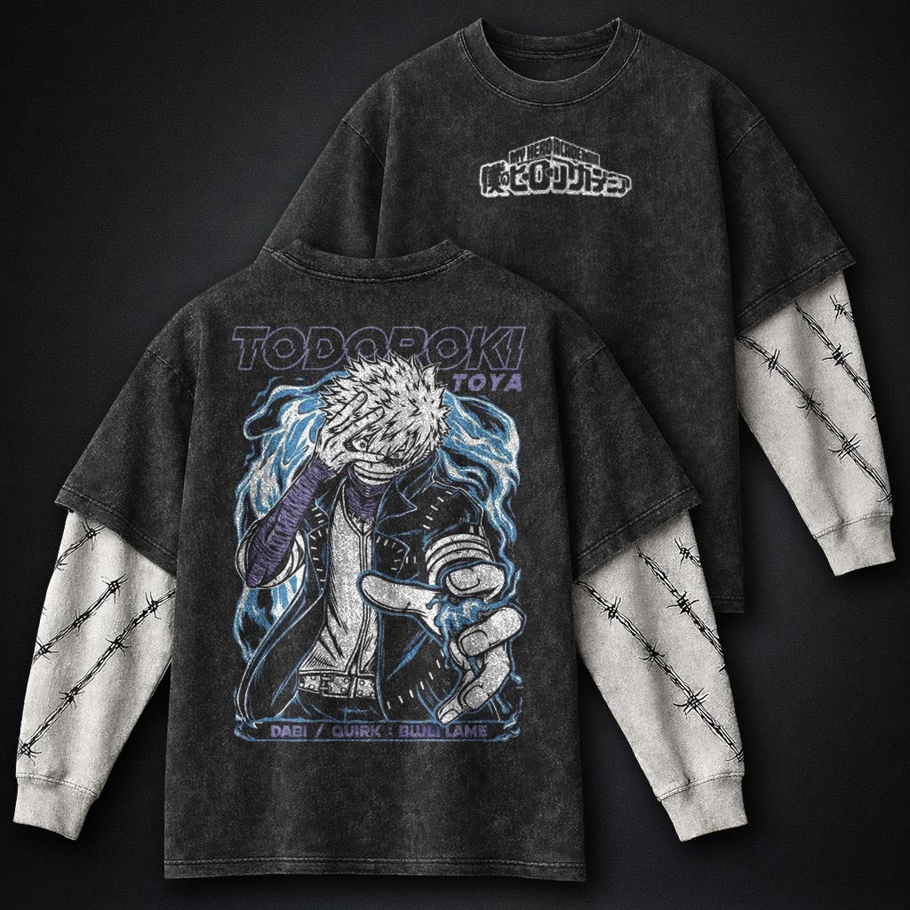 My Hero Academia Soft Washed Double Sleeves T-Shirt