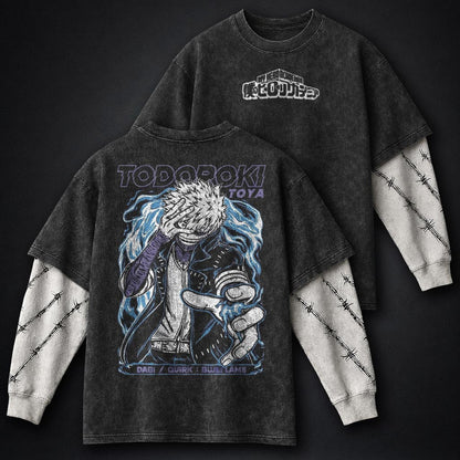 My Hero Academia Soft Washed Double Sleeves T-Shirt