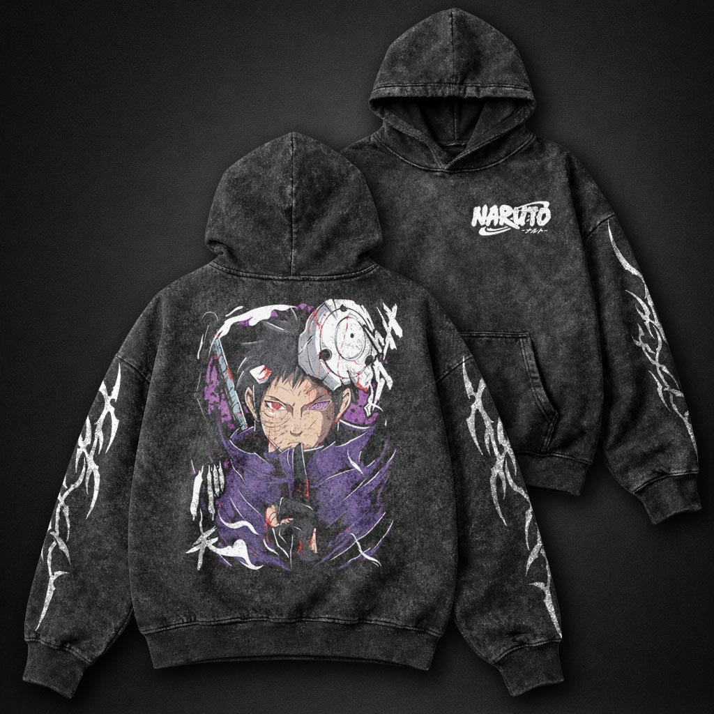 Naruto Lightweight Washed Hoodie