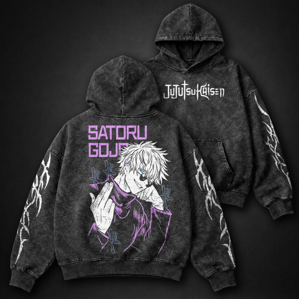 Jujutsu Kaisen Minimal Washed Hoodie