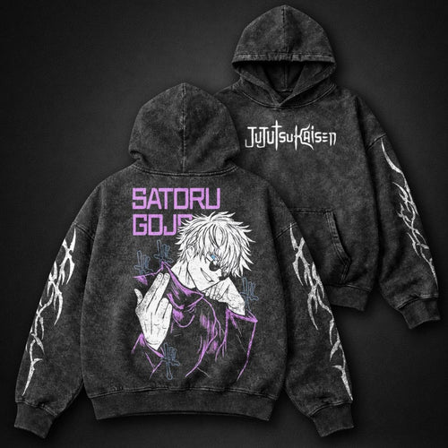 Jujutsu Kaisen Minimal Washed Hoodie