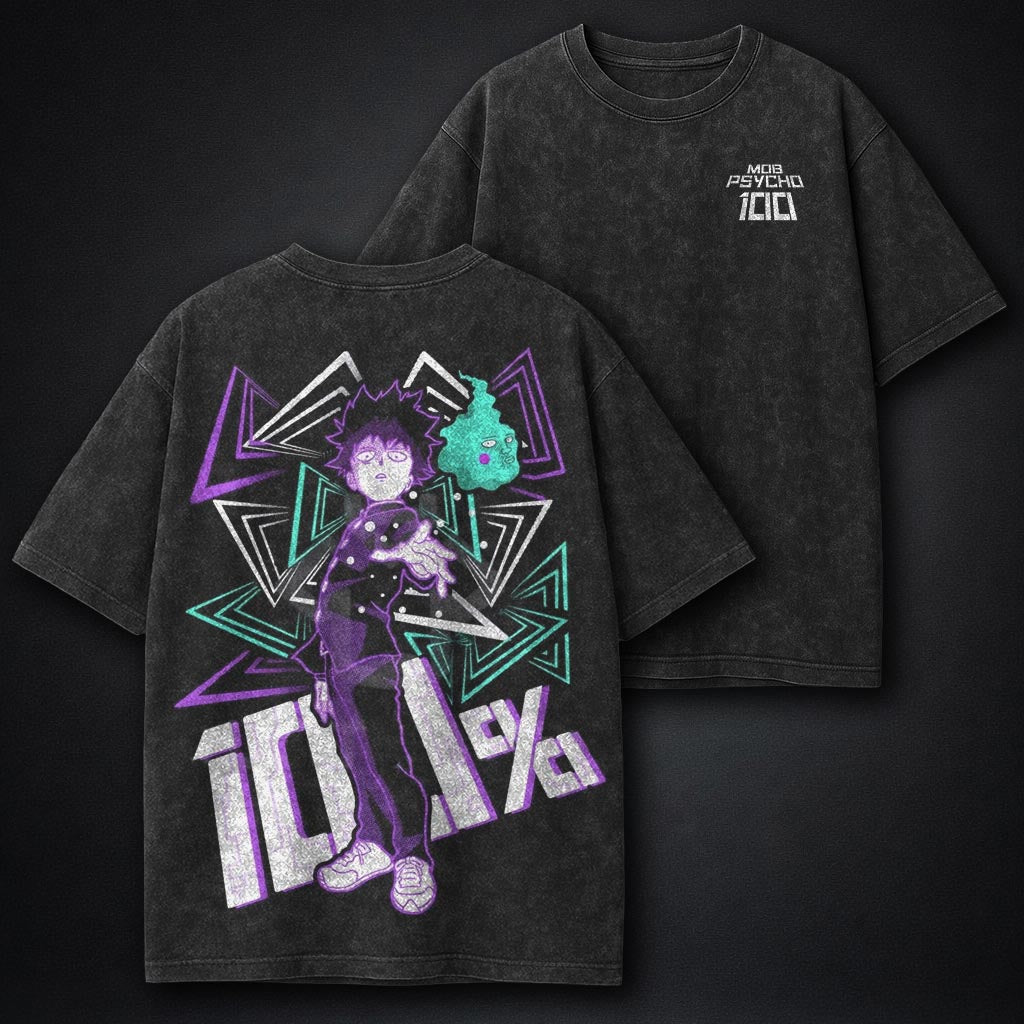 Mob Psycho 100 Minimal Washed T-Shirt