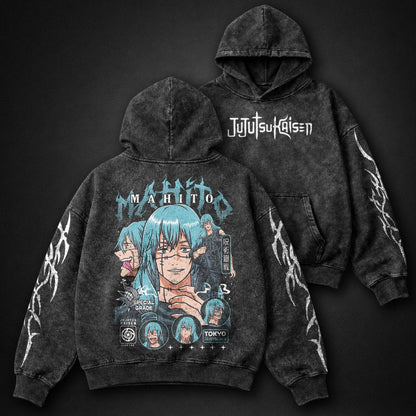 Jujutsu Kaisen Lightweight Washed Hoodie