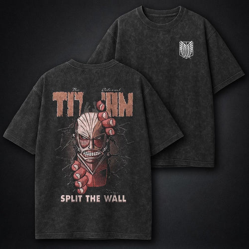 Attack on Titan Lightweight Washed T-Shirt