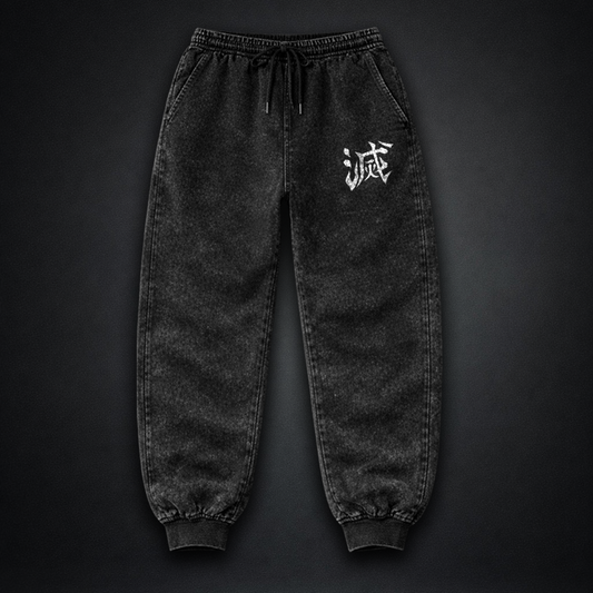 Demon Slayer Hashira Logo Washed Joggers