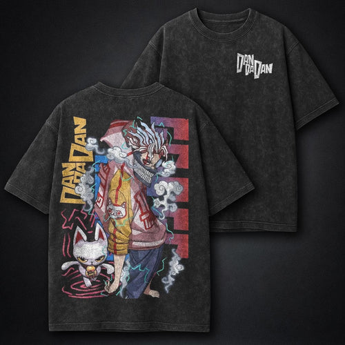 Dandadan Oversized Washed T-Shirt