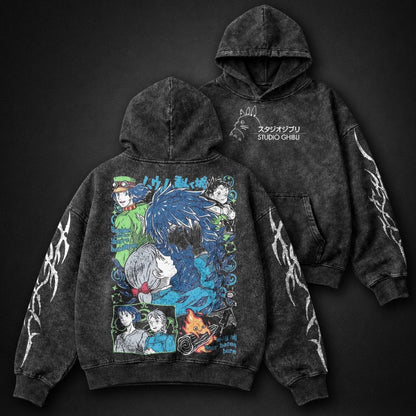 Ghibli Vintage Washed Hoodie