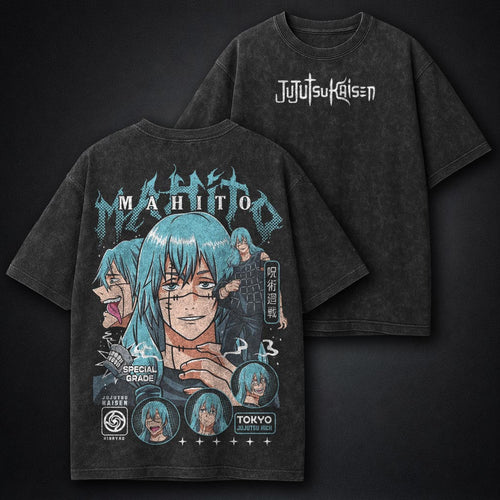 Jujutsu Kaisen Oversized Washed T-Shirt