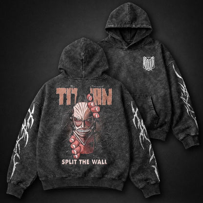 Attack on Titan Premium Washed Hoodie