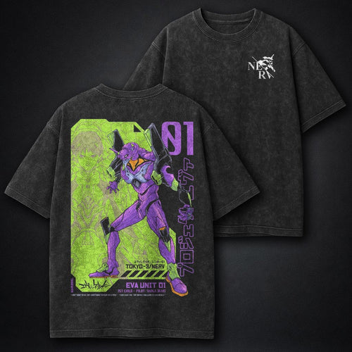 Neon Genesis Evangelion Essential Washed T-Shirt