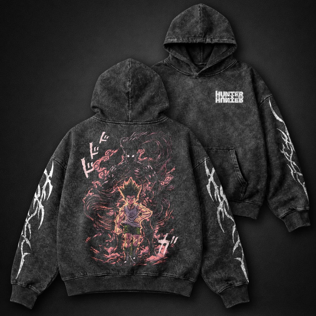 Hunter x Hunter Heavyweight Washed Hoodie