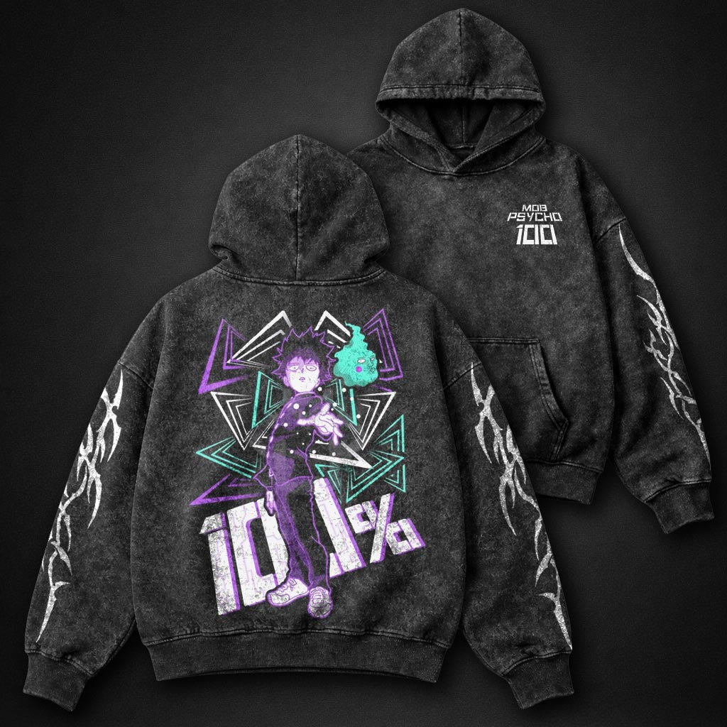 Mob Psycho 100 Vintage Washed Hoodie