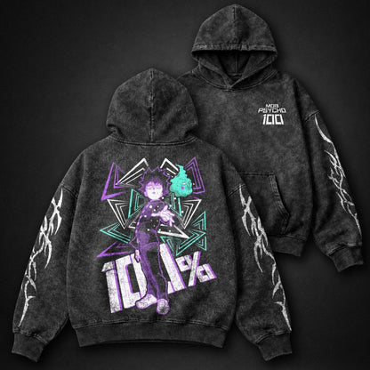 Mob Psycho 100 Vintage Washed Hoodie
