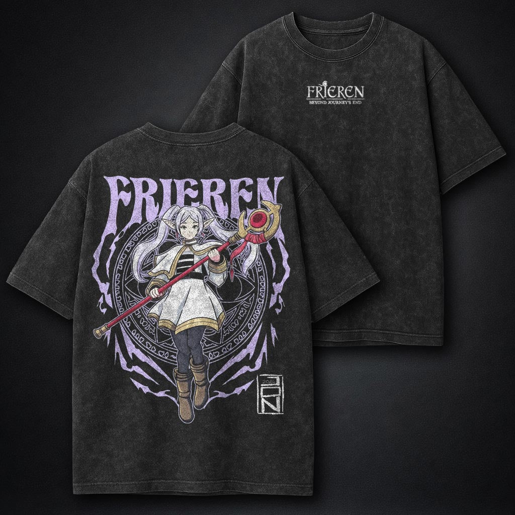 Frieren Washed Washed T-Shirt