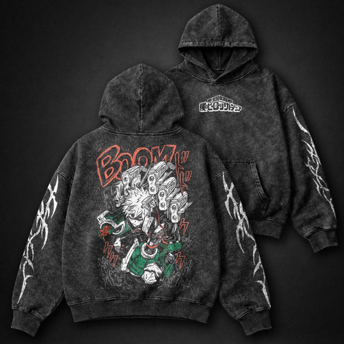 My Hero Academia Distressed Washed Hoodie