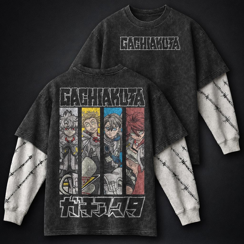 Gachiakuta Essential Washed Double Sleeves T-Shirt