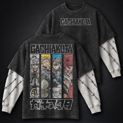 Gachiakuta Essential Washed Double Sleeves T-Shirt