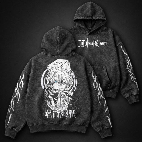 Jujutsu Kaisen Retro Washed Hoodie