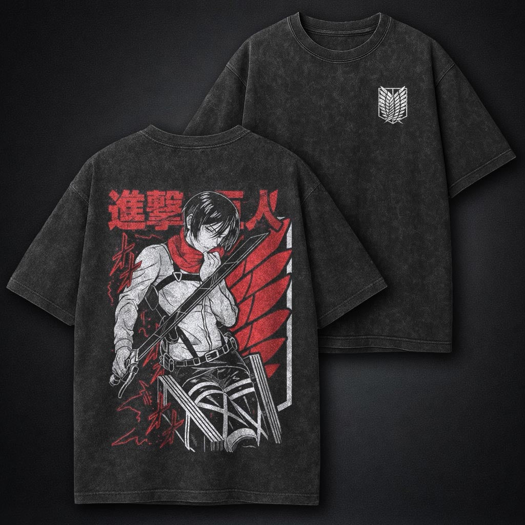 Attack on Titan Cozy Washed T-Shirt