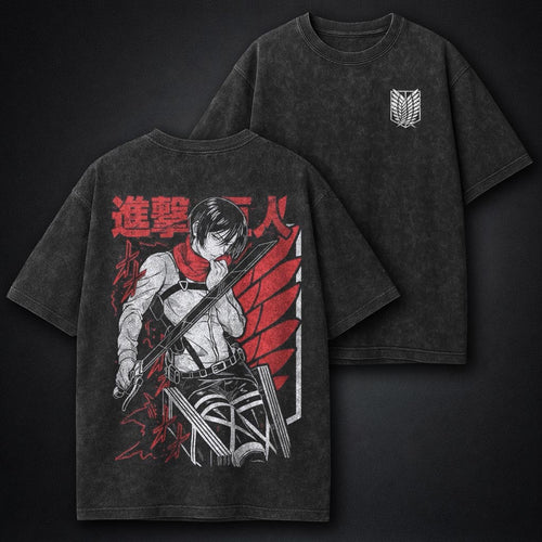 Attack on Titan Cozy Washed T-Shirt