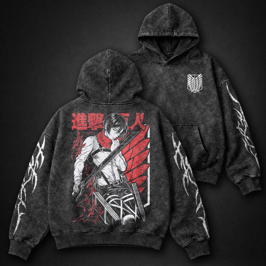 Attack on Titan Cozy Washed Hoodie