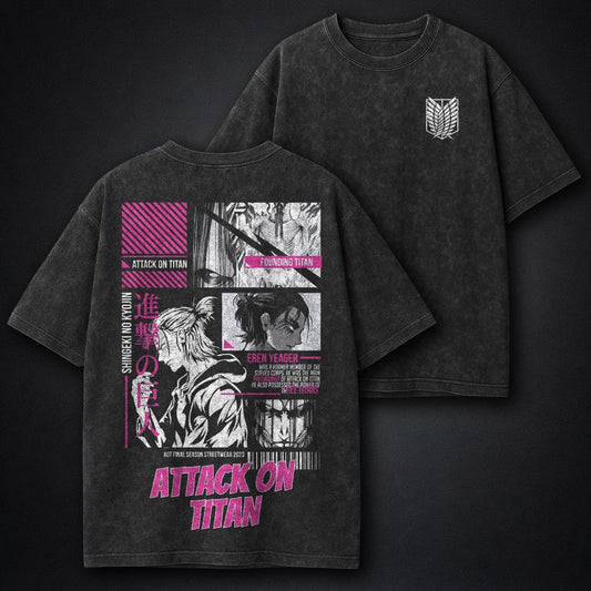 Attack on Titan Essential Washed T-Shirt