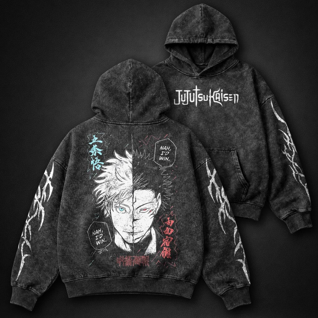 Jujutsu Kaisen Premium Washed Hoodie