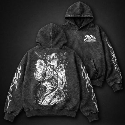 JoJo Streetwear Washed Hoodie