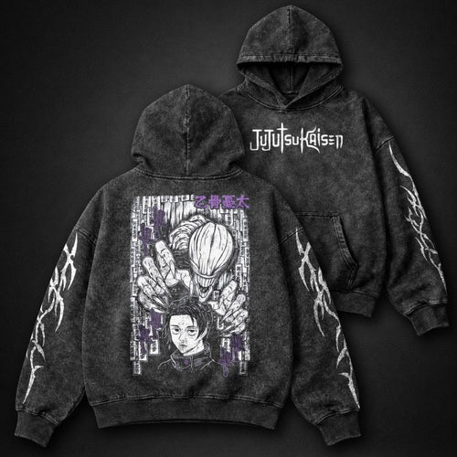 Jujutsu Kaisen Stylish Washed Hoodie