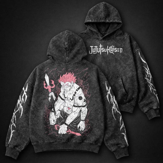 Jujutsu Kaisen Washed Washed Hoodie