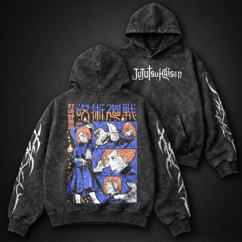 Jujutsu Kaisen Durable Washed Hoodie